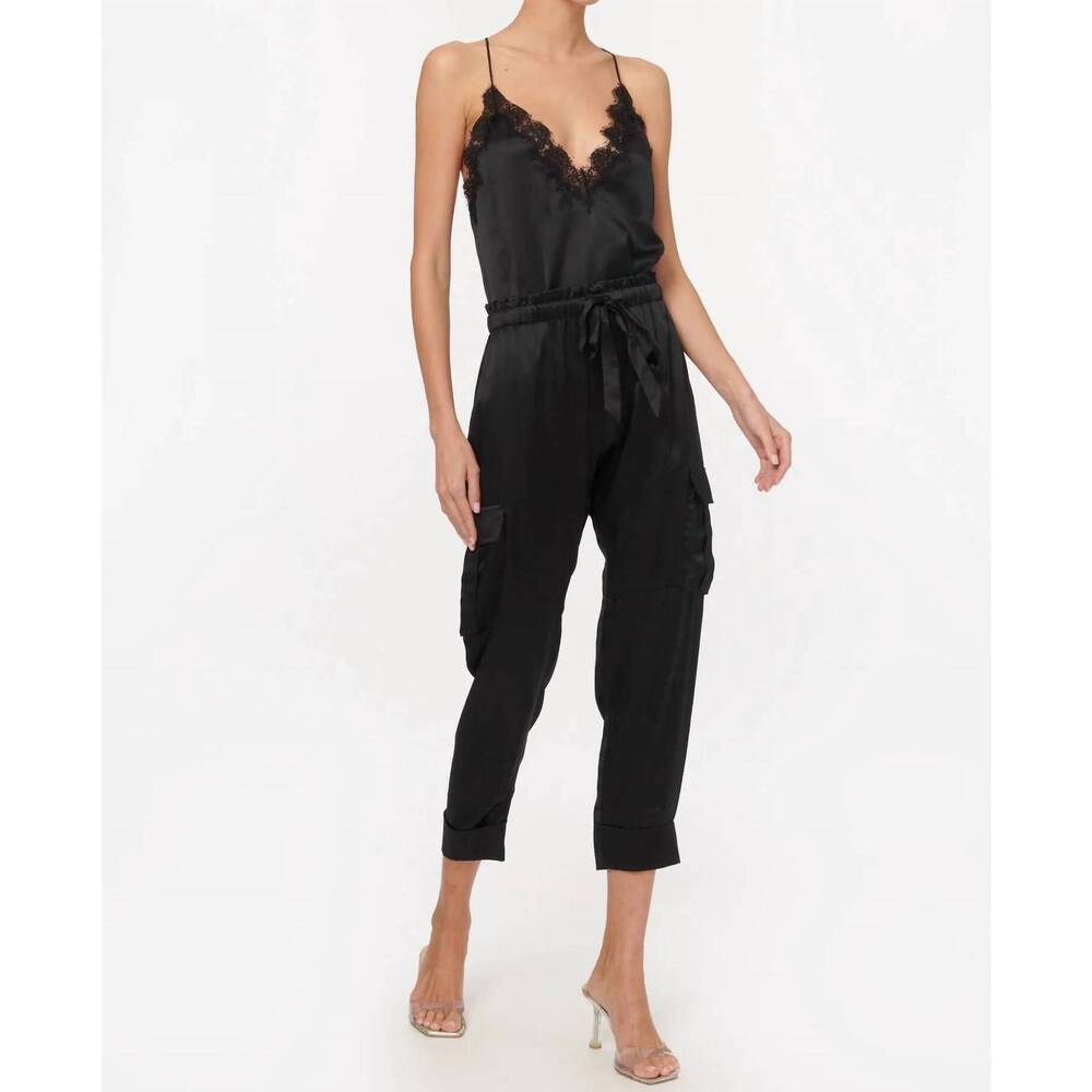 NEW CAMI NYC carmen cargo pants in black